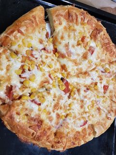 صورة لوصفة بيتزا محشية الاطراف