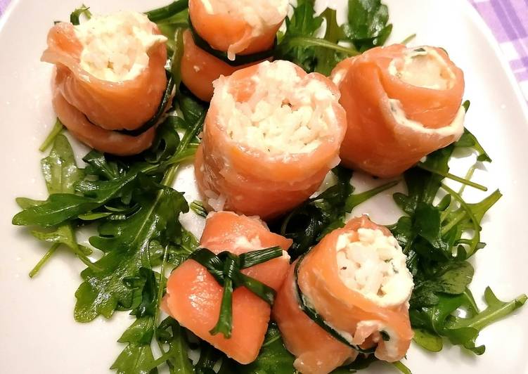 Finger food al salmone
