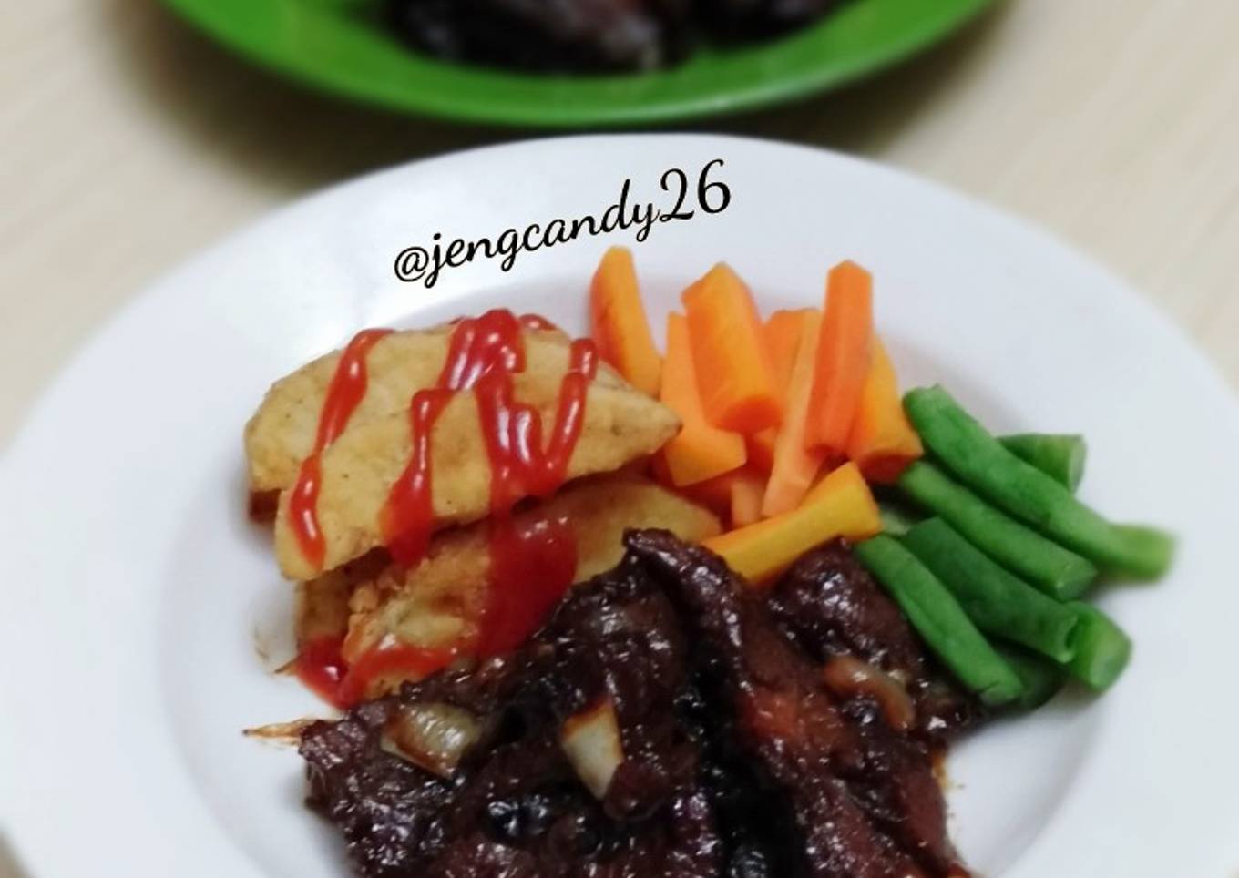 139.Beef Blackpepper (panggang Teflon)