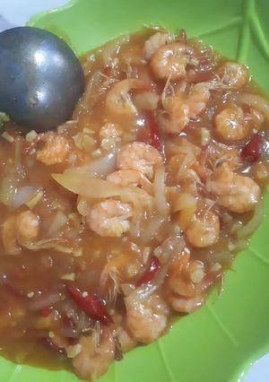 Foto resep Udang asam manis sederhana
