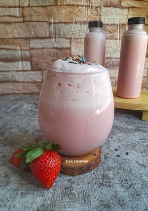 Foto resep Smoothie Stroberi