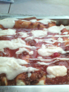 Una foto de Canelones de acelga y carne