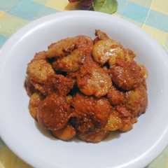 A picture of Jengkol pedas manis.