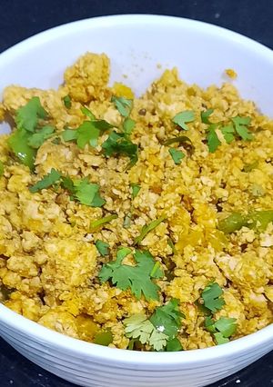 A picture of Fry chicken mince/Bhunna qeema.