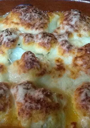 Foto principal de Coliflor gratinada con puerro