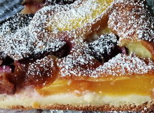 Gyümölcsös tejpite recept fotója