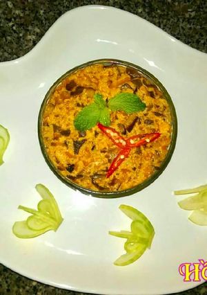 Hình của món Mắm Chưng Chay.