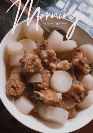 Hình của món Thịt kho củ cải.