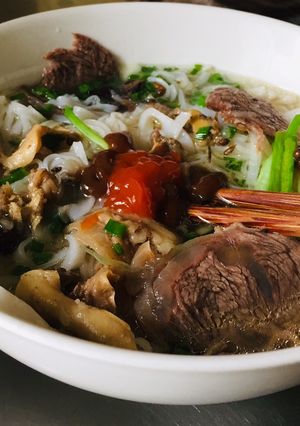 Hình của món Phở bò home made.