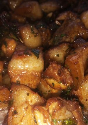 A picture of Dry Fry Pork.