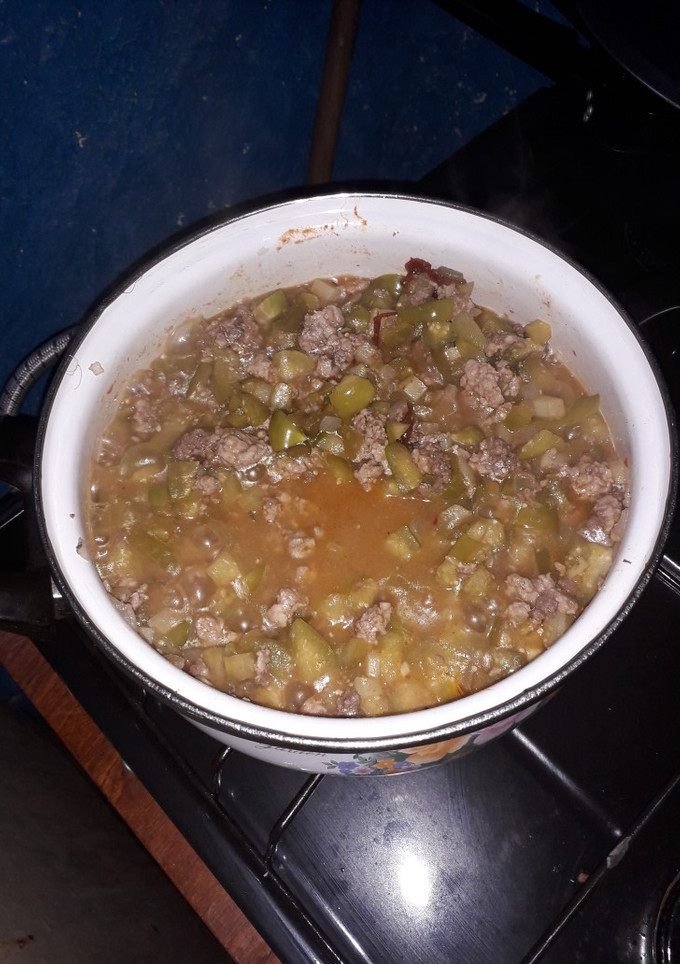 Una foto de Entomatado de carne molida
