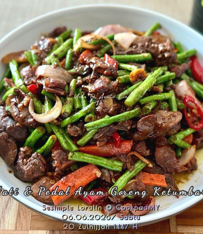 Gambar Hati & Pedal Ayam Goreng Ketumbar
