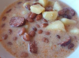 Habart bableves recept fotója