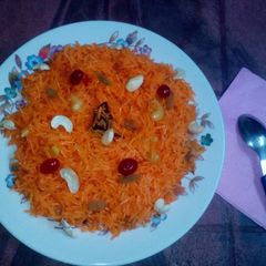 Zarda pulao A picture of Zarda pulao.