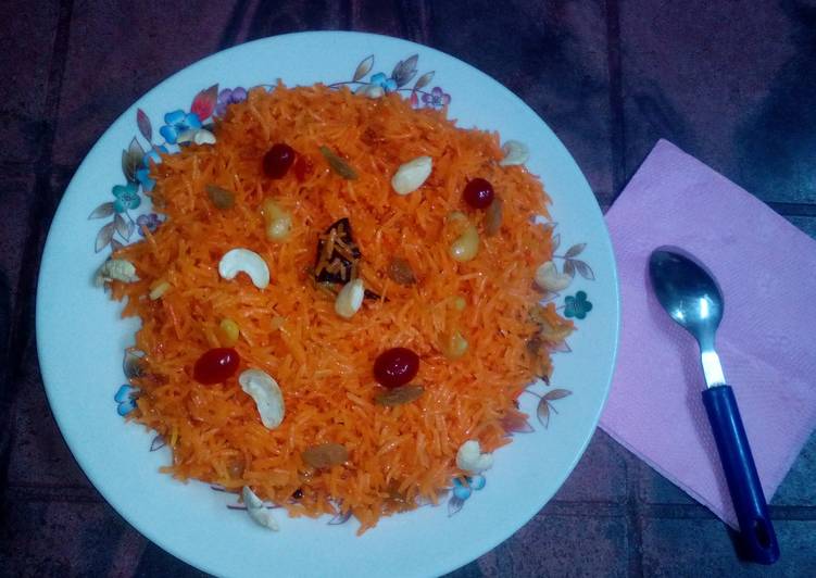 Recipe of Award-winning Zarda pulao