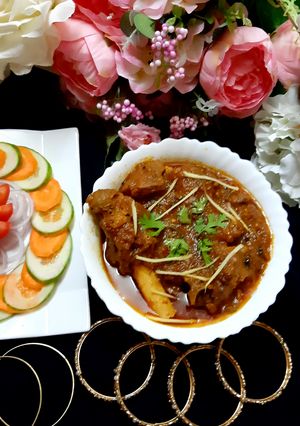 A picture of Gulfam gosht.