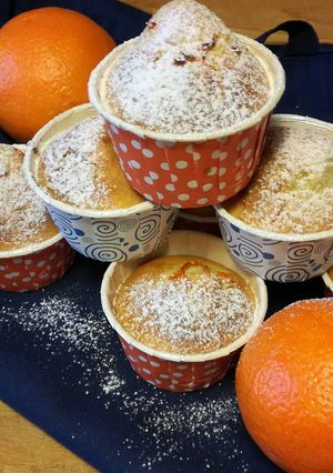 Foto di Muffin all arancia 🍊 e cuore di Nutella 🍫