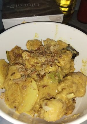 Foto resep Kare Ayam Tabur susu