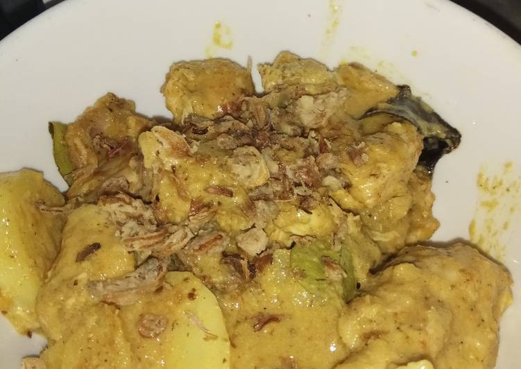 Kare Ayam Tabur susu