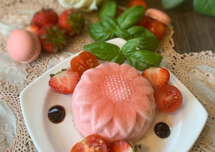 Panna Cotta Fragole e Pomodori