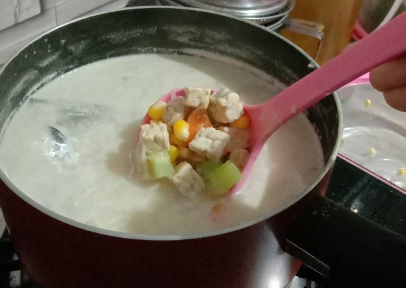 Sayur Lodeh Tempe Jagung Wortel Labusiam 😁