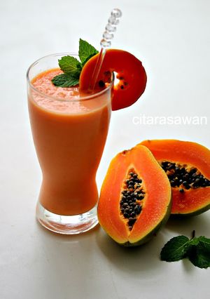 Gambar Jus Betik Susu