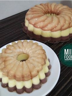 Foto resep Puding Regal 3 lapis