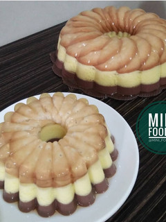 Foto resep Puding Regal 3 lapis
