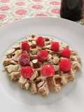 Waffles de cebada y avena