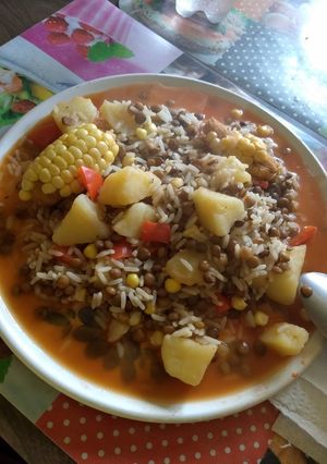 Una foto de Guiso de arroz
