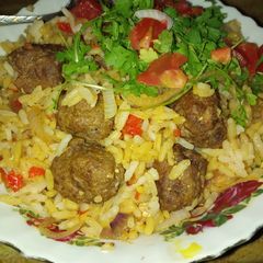 A picture of Kabab rus (own created recipy).