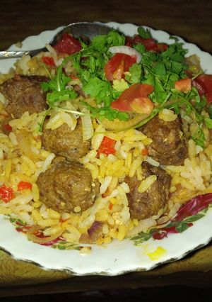 A picture of Kabab rus (own created recipy).