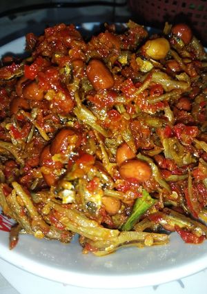 Foto resep Teri Kacang Balado Pedas Manis