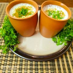 A picture of Minty buttermilk.