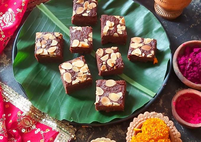 Bhagar Sabudana Brownies for fasting