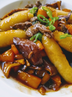 馬鈴薯牛肉麵 的食譜成品照片