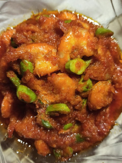 Foto resep Udang pete balado pedas