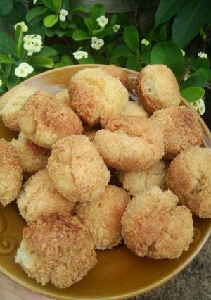 Foto resep Onde onde ketiwi tepung panir kremes