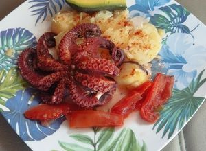 Una foto de Pulpo a la gallega a mi manera