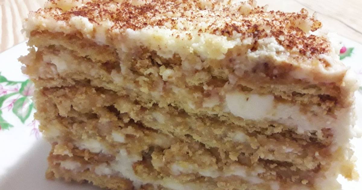 Торт Карпаты. Рецепт вкусного и полезного торта без выпечки.