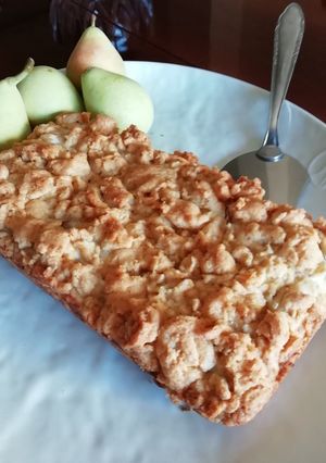 Foto di Sbriciolata con ricotta, yogurt e pere🍐