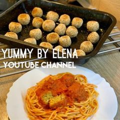 A picture of How To Make Best VEGAN Spaghetti and Meatballs Recipe l Delicious and Easy Chickpeas Balls.