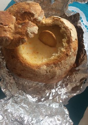 Una foto de Fondue de queso