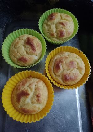 Una foto de Mini muffins de harina de coco y queso