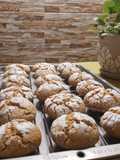 Galletitas craqueladas de limón con harina integral