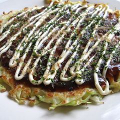 Okonomiyaki A picture of Okonomiyaki.