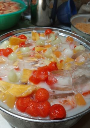 Foto resep Es Bul Bul,Buah segar