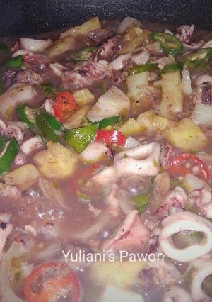 Foto resep Cumi oseng pelangi