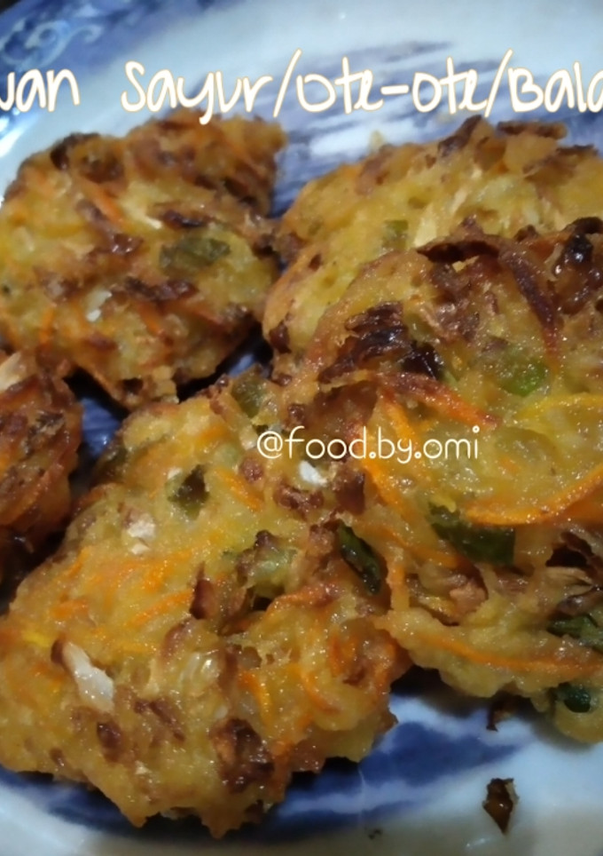 Foto resep Bakwan sayur/ote-ote/bala-bala