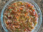 A picture of pineapple salsa